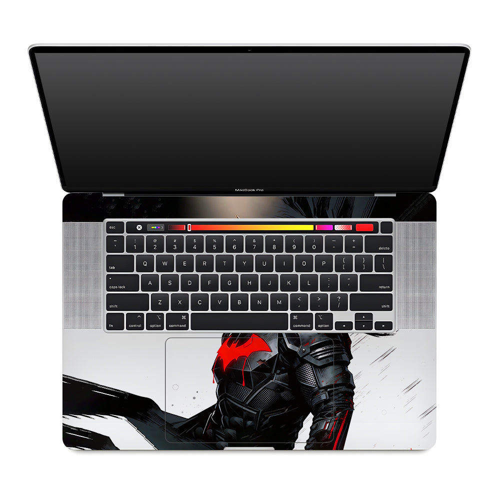 Transparent Dark Knight MacBook Pro 16 2019 Laptop Skin