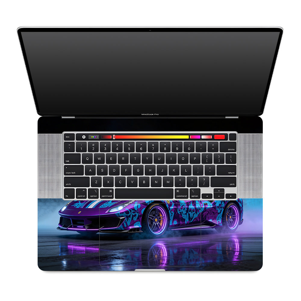 Psycho Drive Ferrari 488 MacBook Pro 16 2019  Laptop Skin