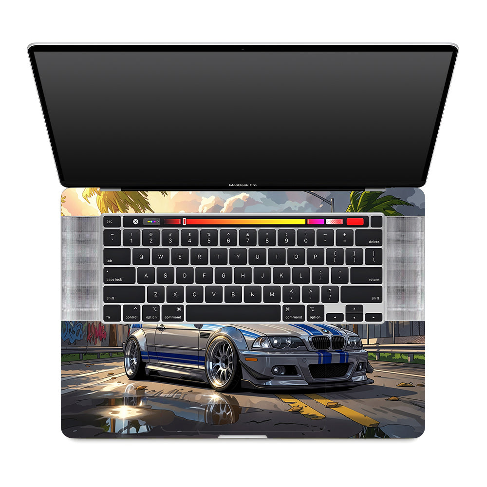 Street Icon BMW E46 Drift Legend MacBook Pro 16 2019  Laptop Skin