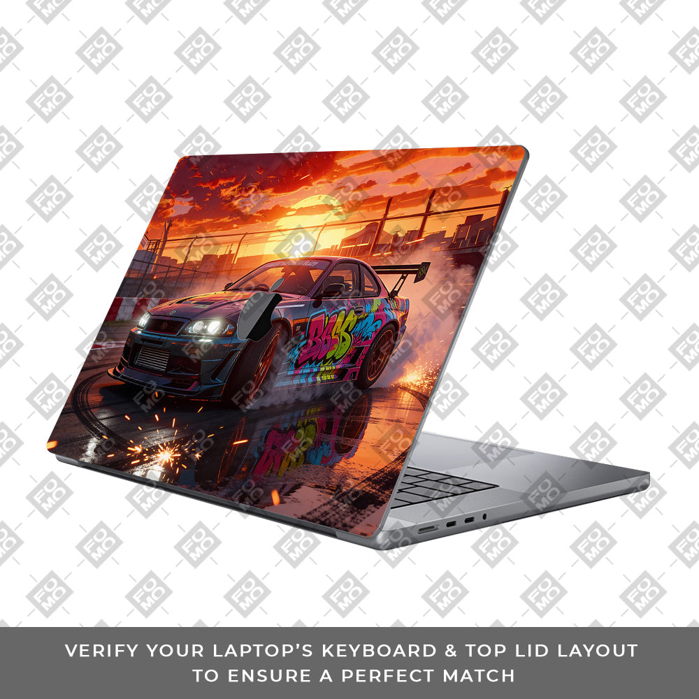 Tokyo Drift Vibes MacBook Neo  Laptop Skin