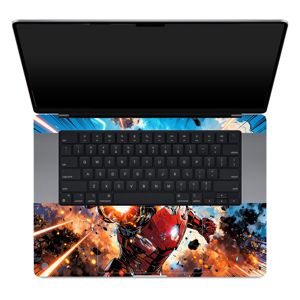 Iron Impact The Arc Reactor MacBook Pro 16 M1, M2, M3, M4 2021-2024 Laptop Skin