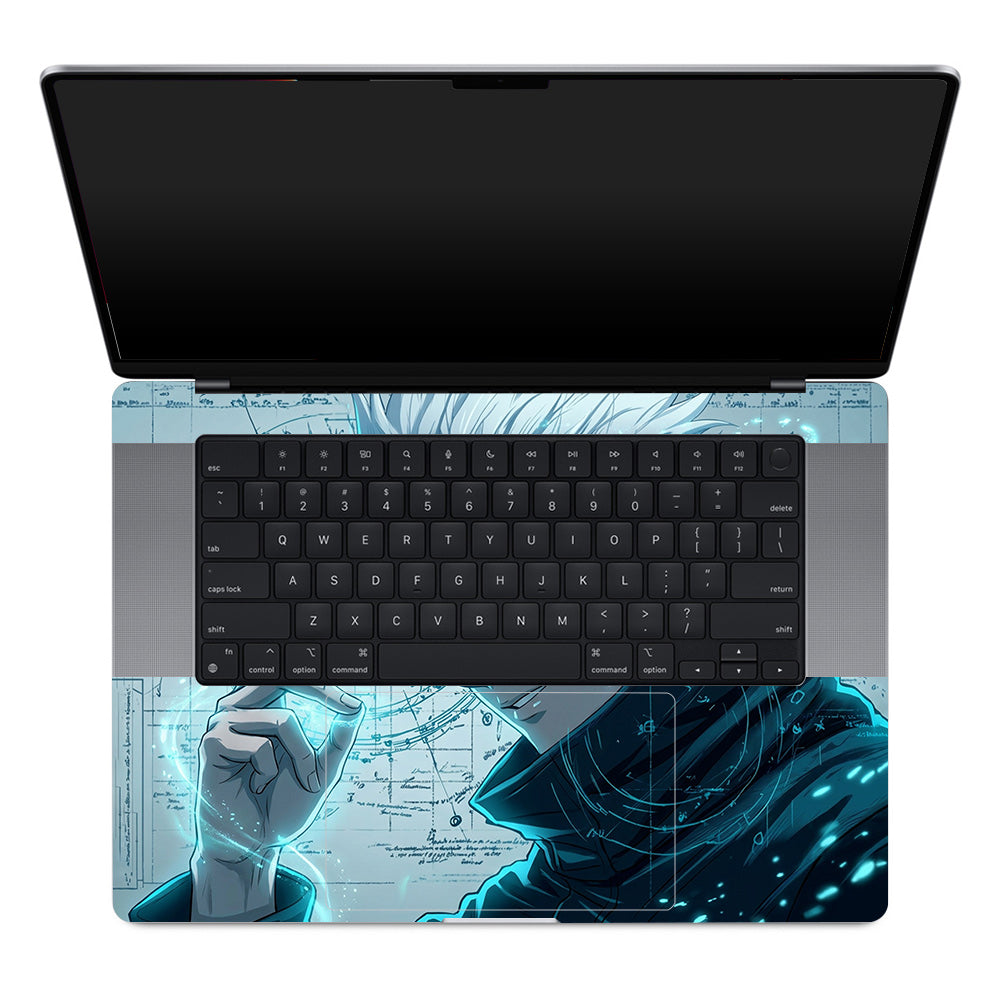 Gojo Satoru Power MacBook Pro 16 M1, M2, M3, M4 2021-2024 Laptop Skin