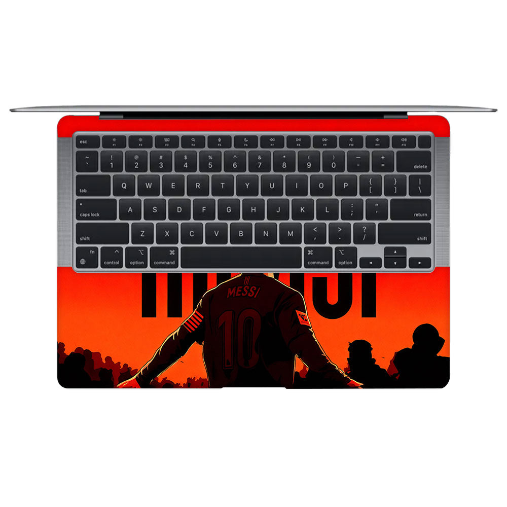 Messi Red Aura MacBook Air 13 Intel 2020 3D Laptop Skin