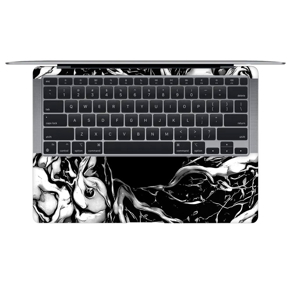 Spiderman Web Black MacBook Air 13 M1 2020 3D Laptop Skin