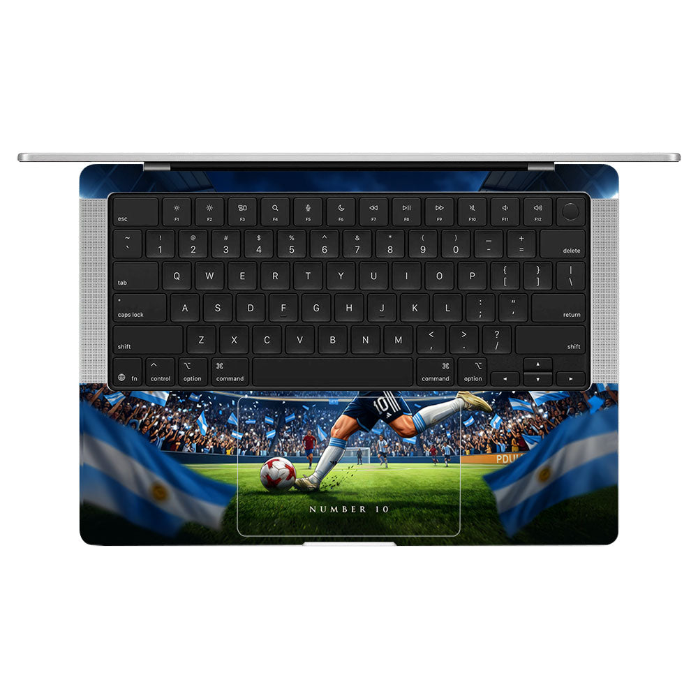 Messi World Champ Energy MacBook Pro 14 M5 Pro/Max 2026 3D Laptop Skin