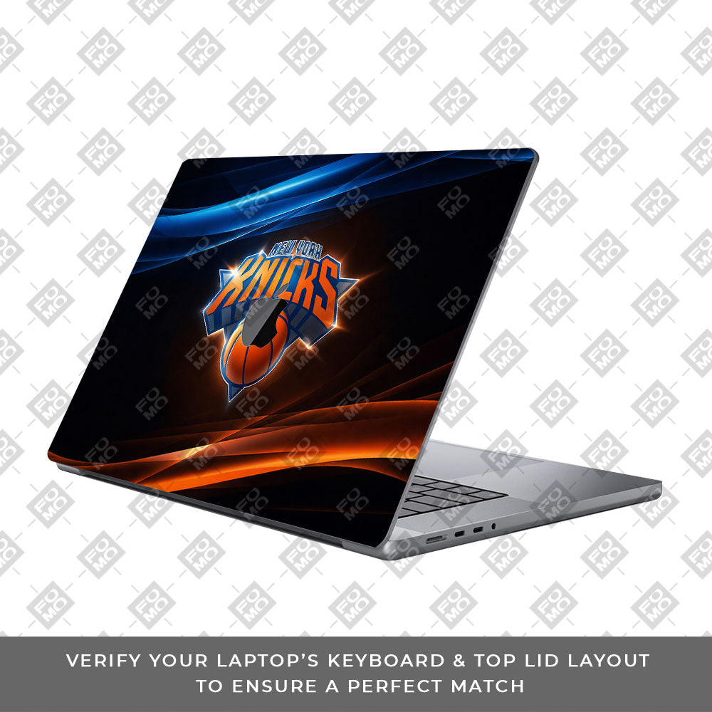 Knicks Glow MacBook Pro 14 M5 Pro/Max 2026 3D Laptop Skin
