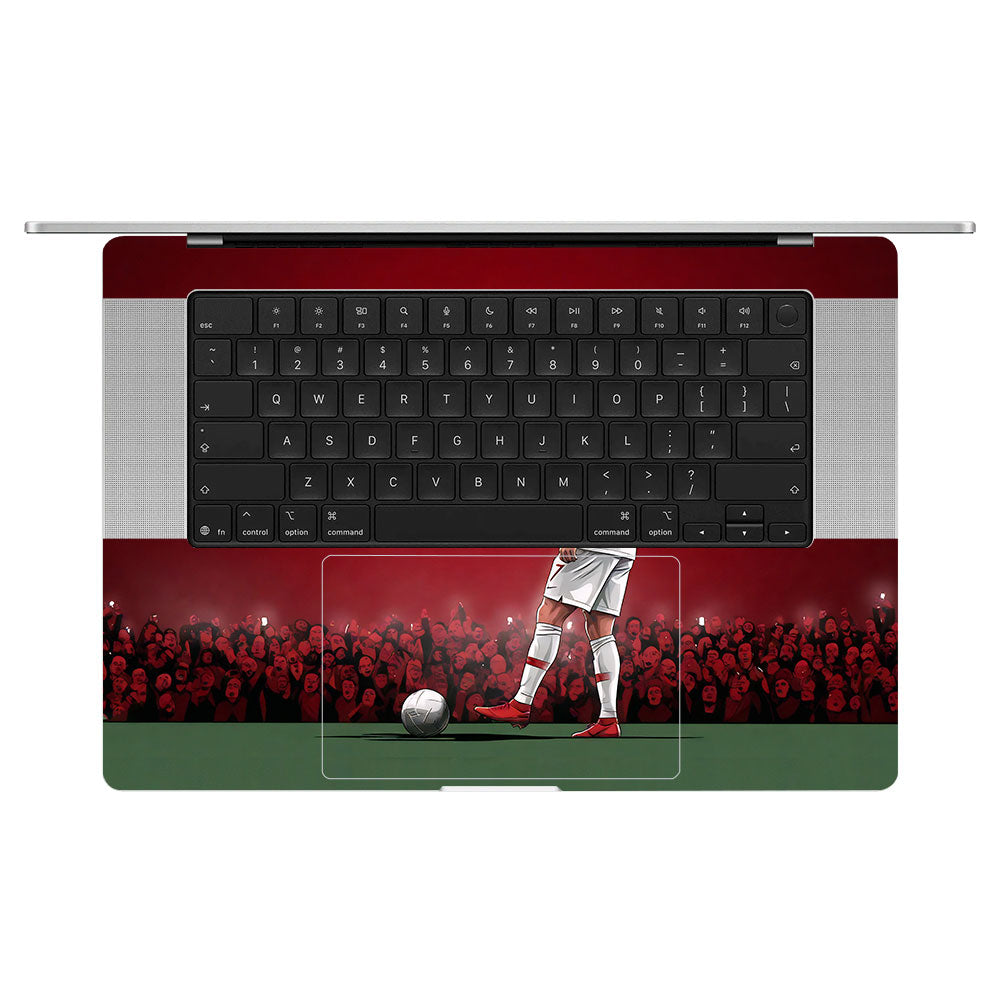 Ronaldo Cold Mode MacBook Pro 16 M5 Pro/Max 2026 3D Laptop Skin