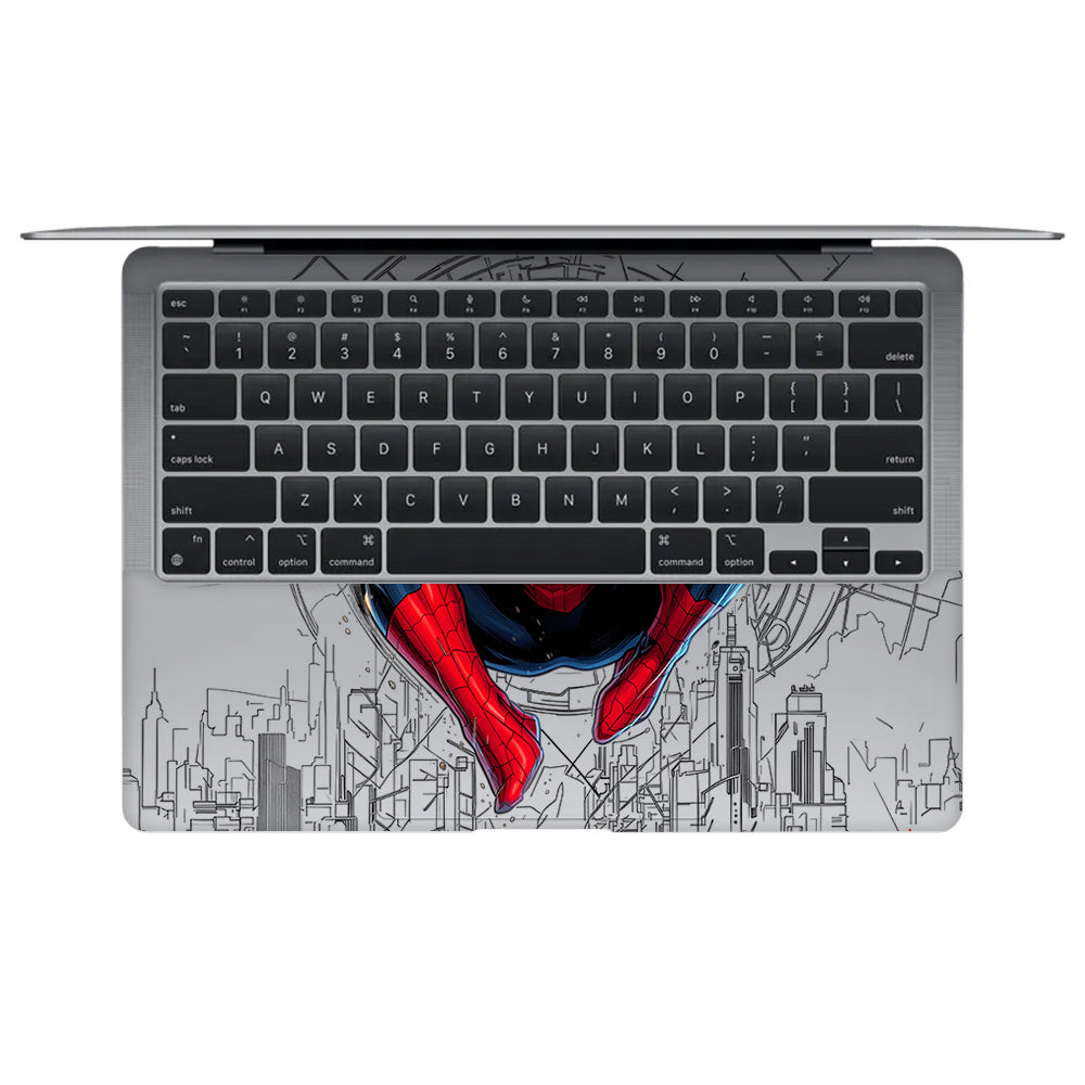 Transparent Web of Destiny MacBook Air 13 Intel 2020 Laptop Skin
