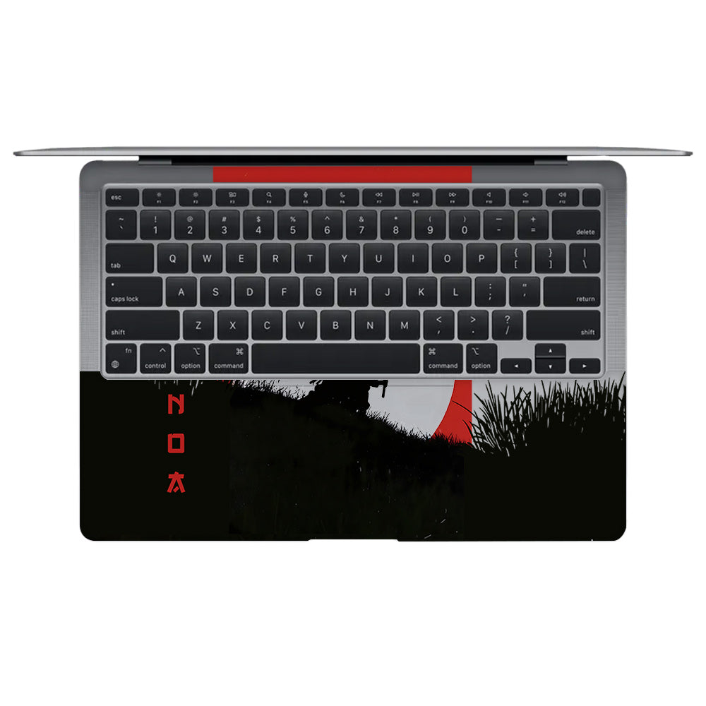 Transparent Swordsman’s Resolve MacBook Air 13 Intel 2020 Laptop Skin