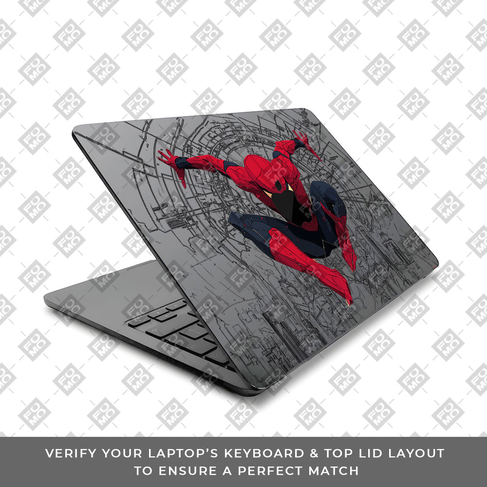 Transparent Web of Destiny MacBook Air 13 Intel 2020 Laptop Skin
