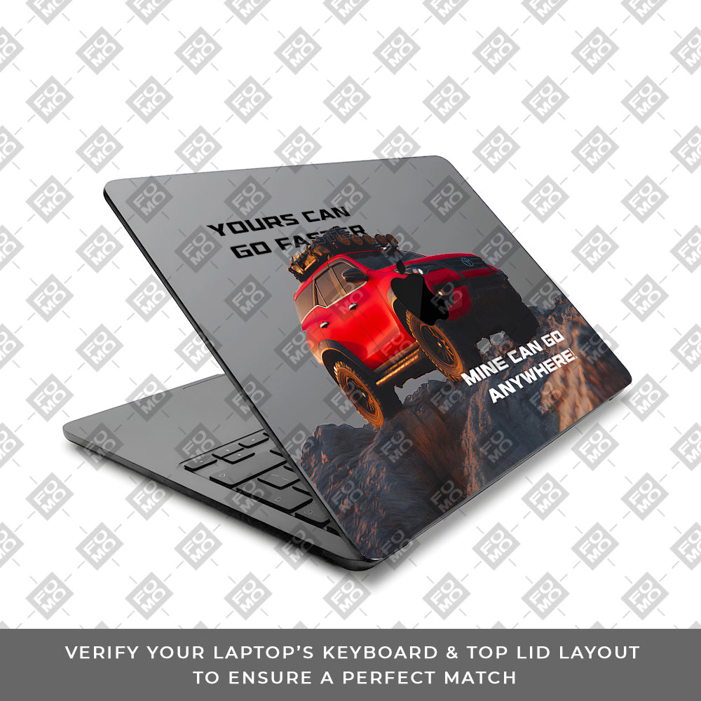 Transparent Off-Road Beast MacBook Air 13 Intel 2020 Laptop Skin