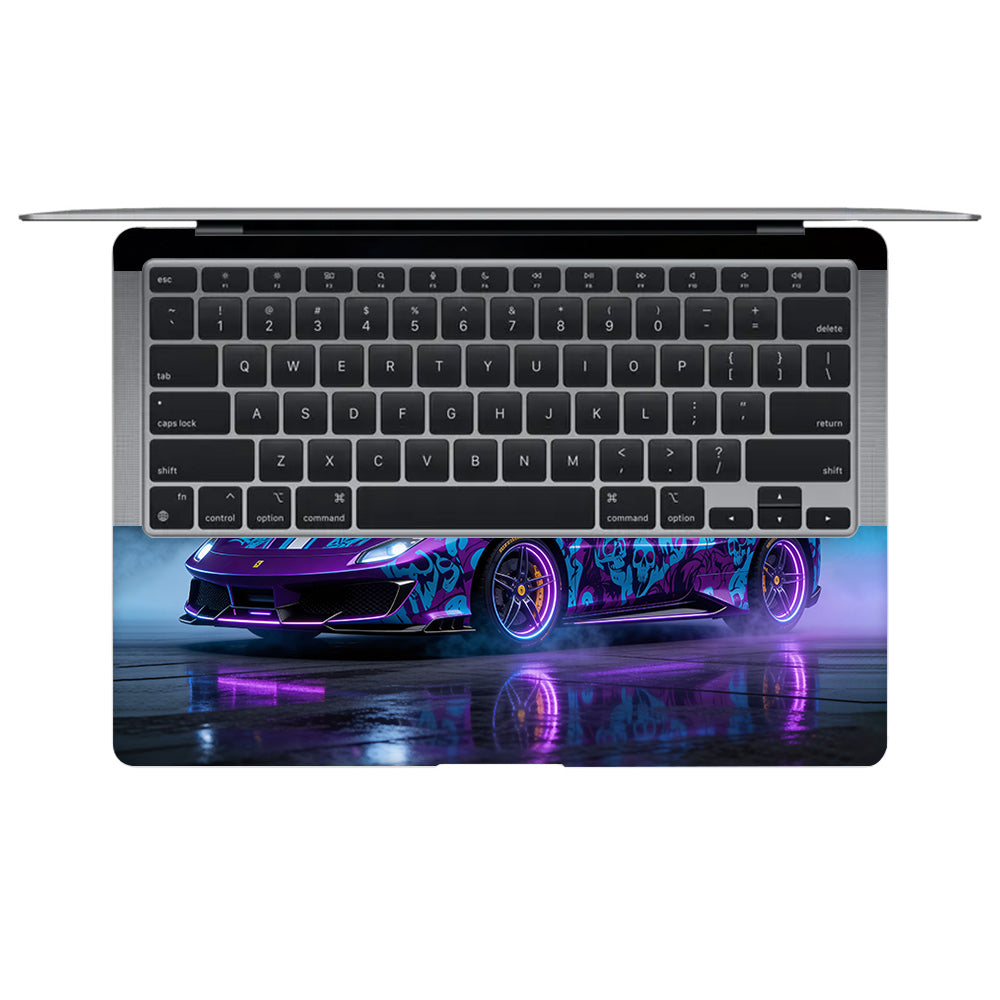 Psycho Drive Ferrari 488 MacBook Air 13 Intel 2020 Laptop Skin