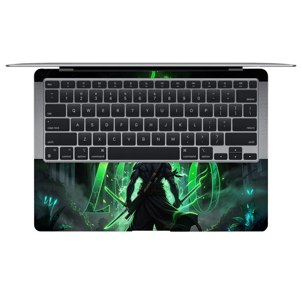 Zoro Green Aura MacBook Air 13 Intel 2020 Laptop Skin