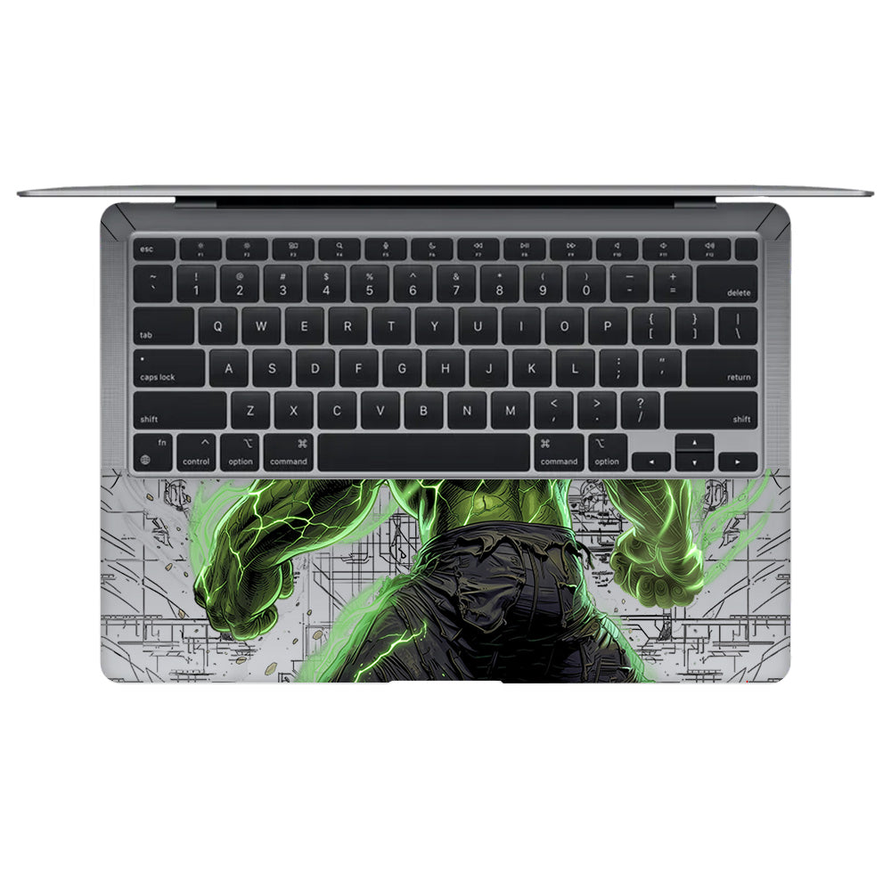 Transparent Hulk Smash MacBook Air 13 M1 2020 Laptop Skin