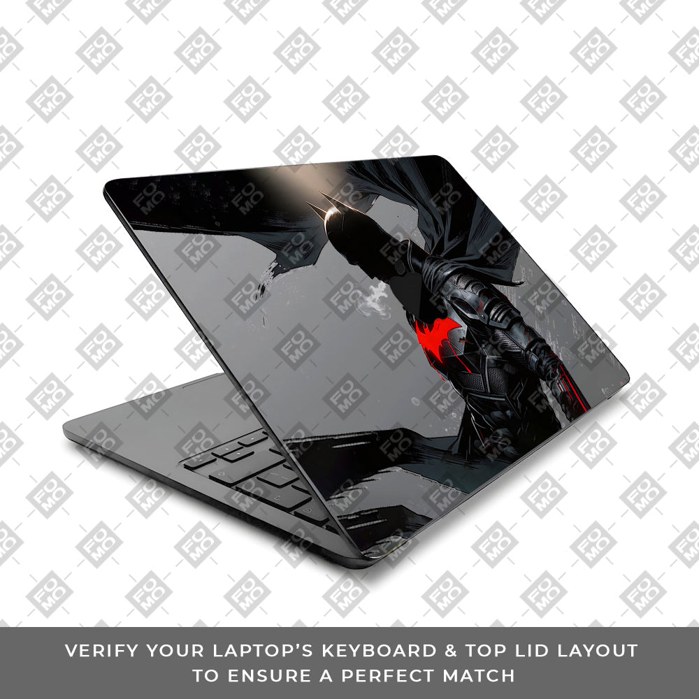 Transparent Dark Knight MacBook Air 13 M1 2020 Laptop Skin
