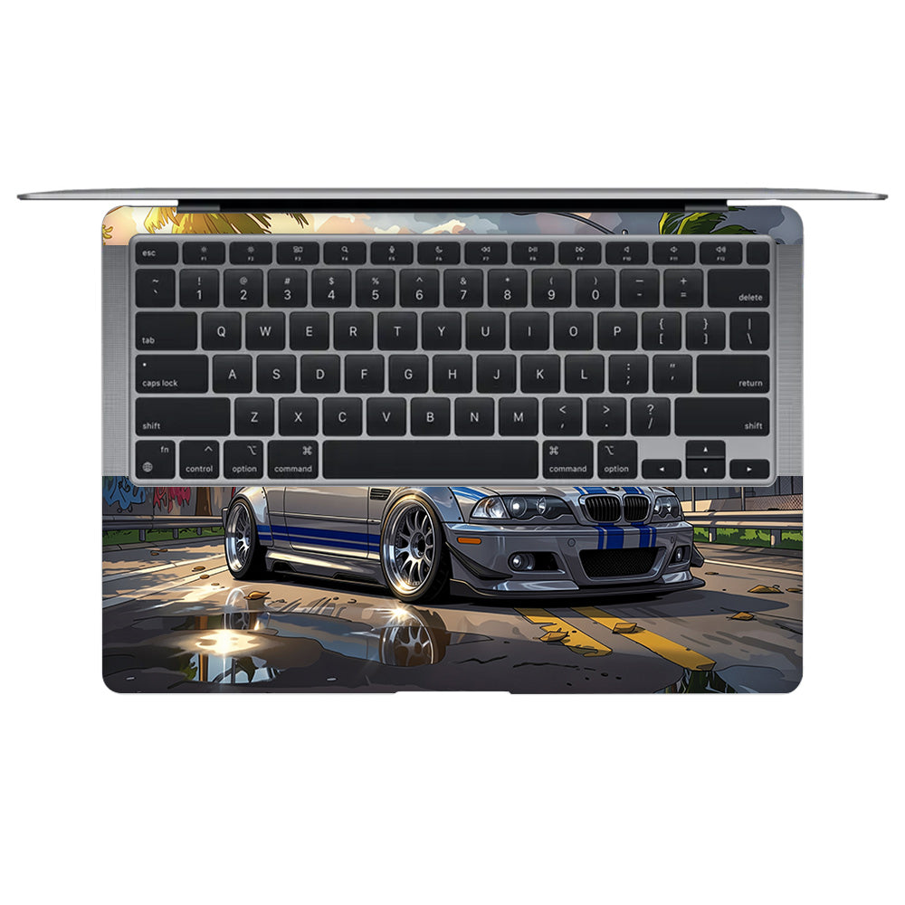 Street Icon BMW E46 Drift Legend MacBook Air 13 M1 2020 Laptop Skin