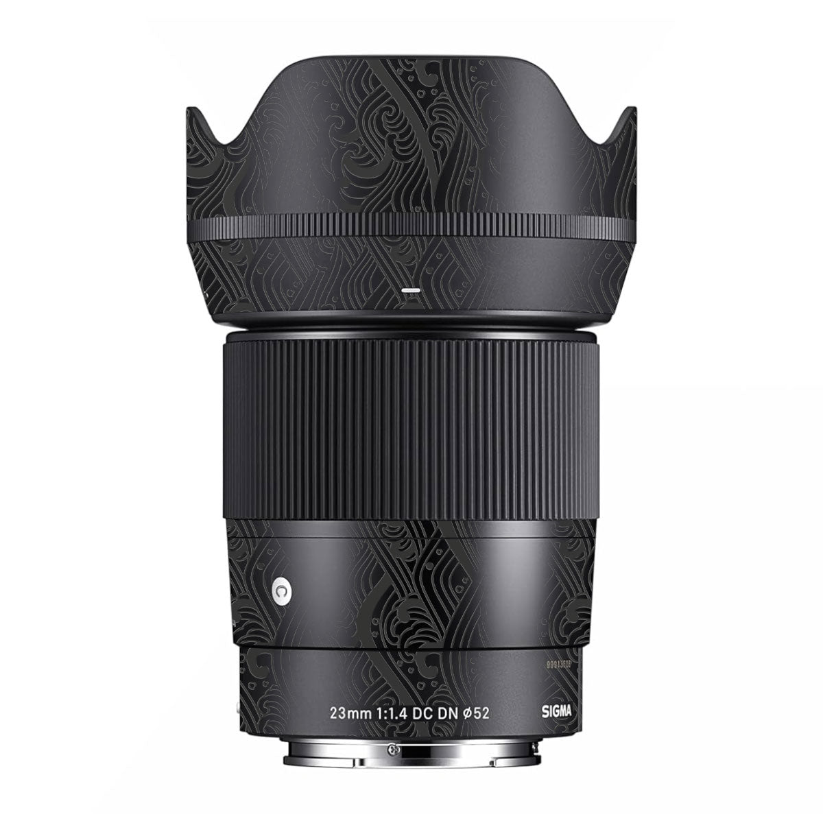 Textured Matte Charcoal Sigma 23mm F/1.4 DC DN Camera Lens Skin