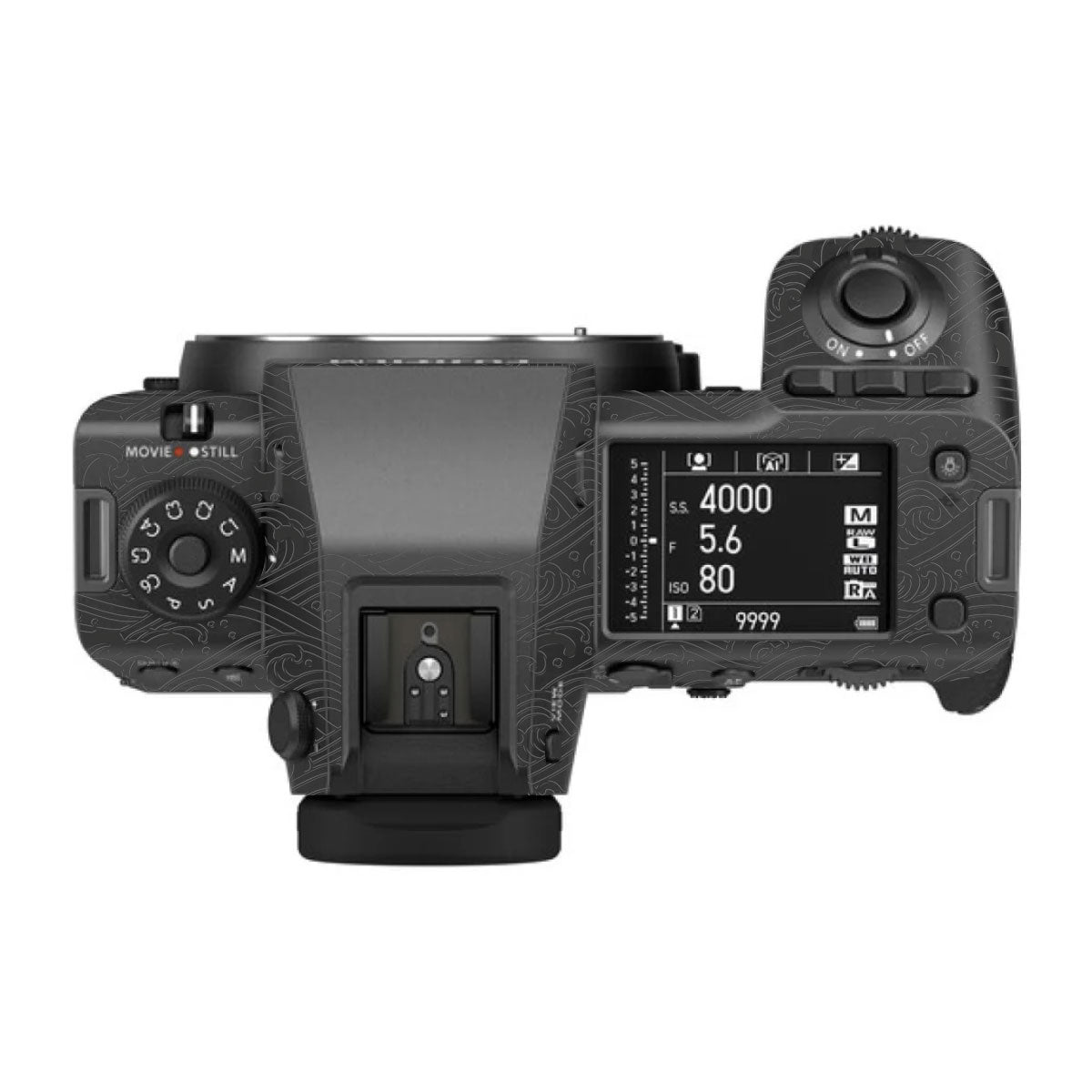 Textured Matte Charcoal FujiFilm GFX 100S II Camera Skin