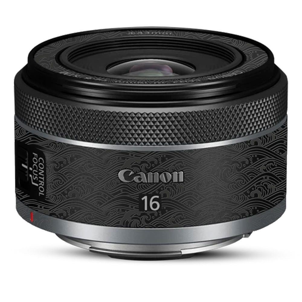 Textured Matte Charcoal Canon RF 16mm f/2.8 STM Camera Lens Skin