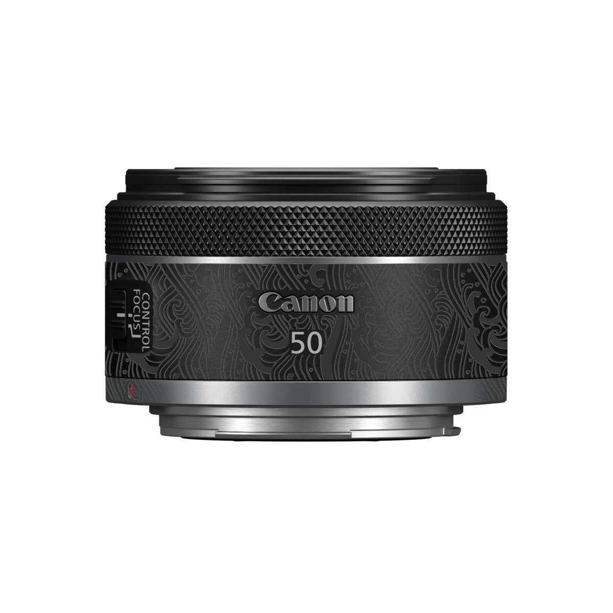 Textured Matte Charcoal Canon RF 50mm F/1.8 STM Camera Lens Skin