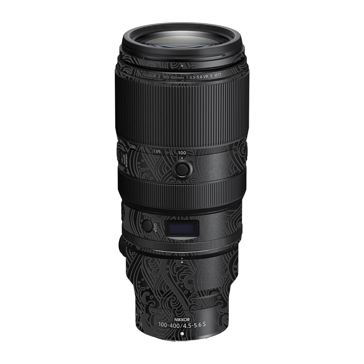 Textured Matte Charcoal Nikon Nikkor Z 100-400mm F/4.5-5.6 VR S Camera Lens Skin