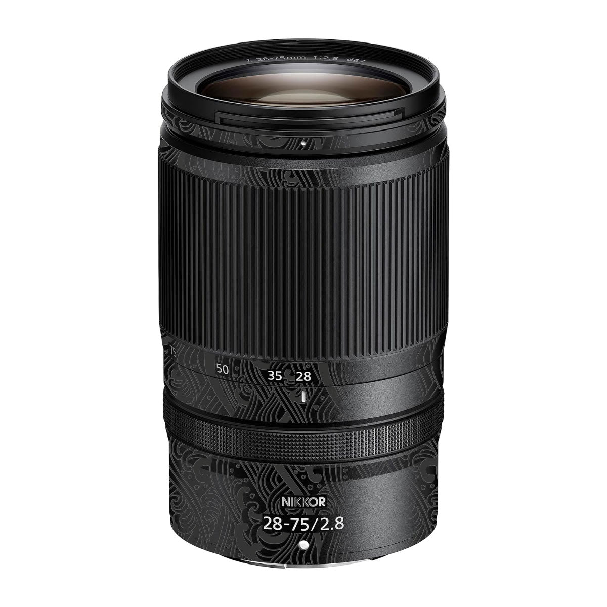 Textured Matte Charcoal Nikon Nikkor Z 28-75mm F/2.8 Camera Lens Skin