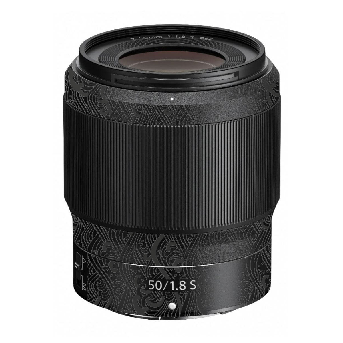 Textured Matte Charcoal Nikon Nikkor Z 50mm F/1.8 S Camera Lens Skin