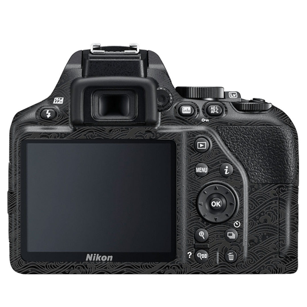 Textured Matte Charcoal Nikon D3500 Camera Skin