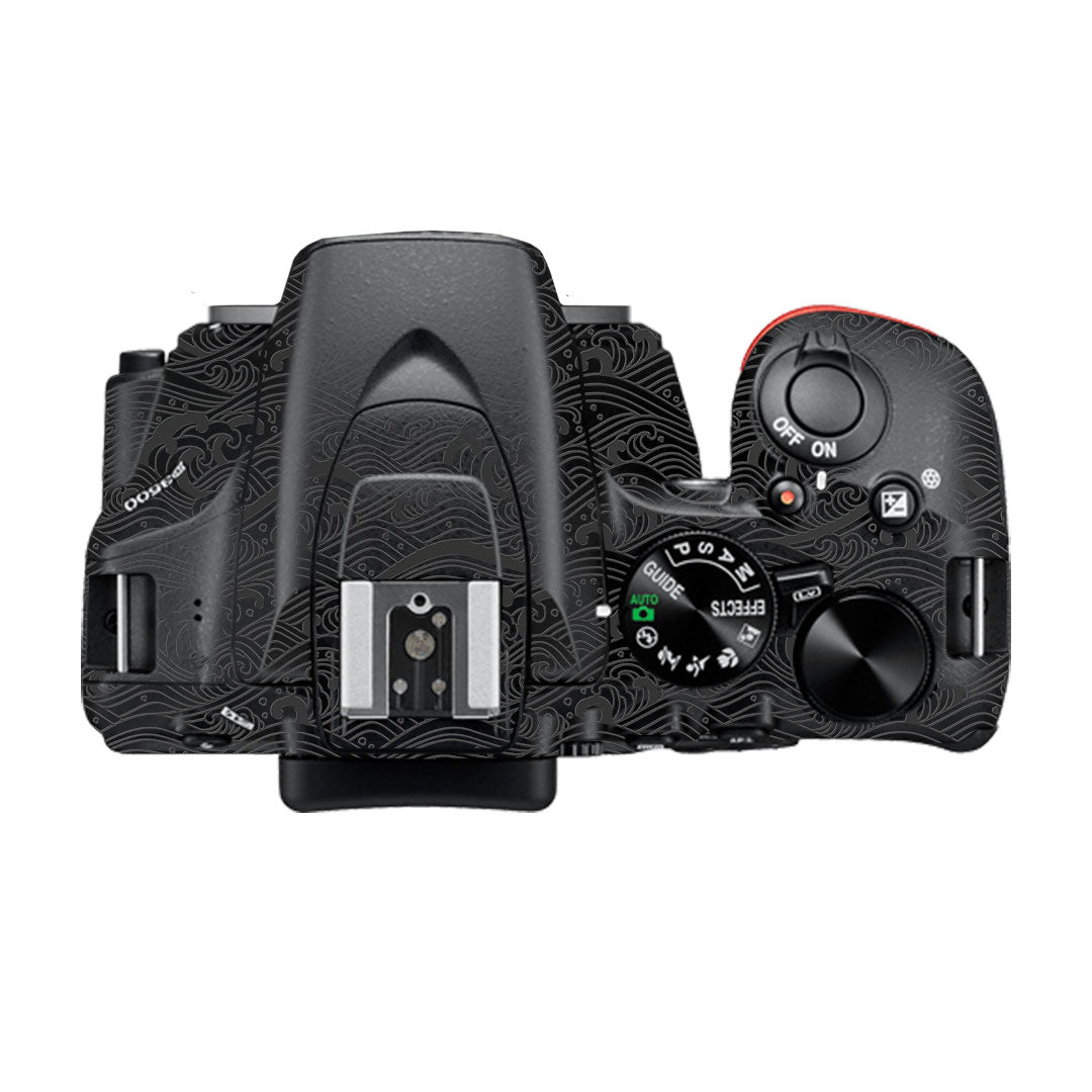 Textured Matte Charcoal Nikon D3500 Camera Skin
