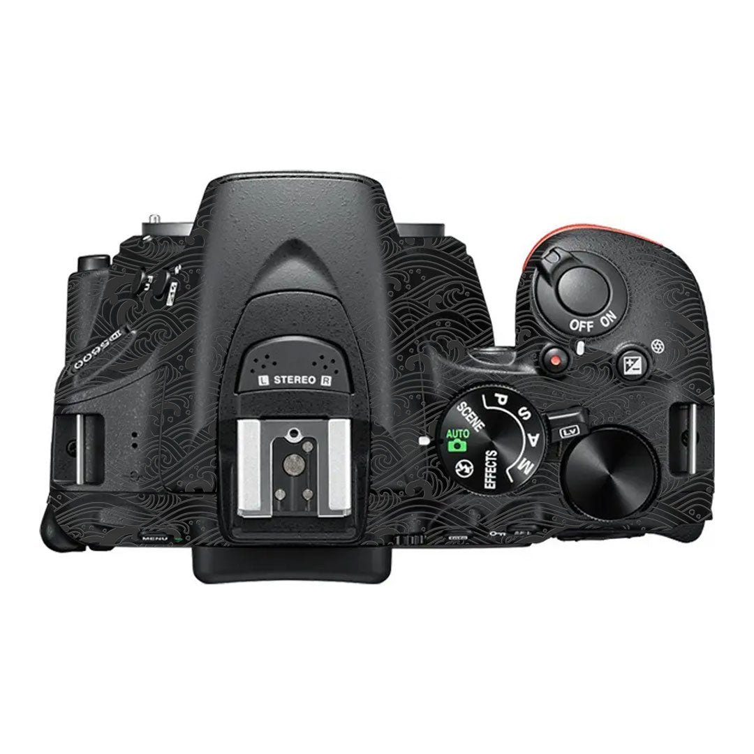 Textured Matte Charcoal Nikon D5600 Camera Skin