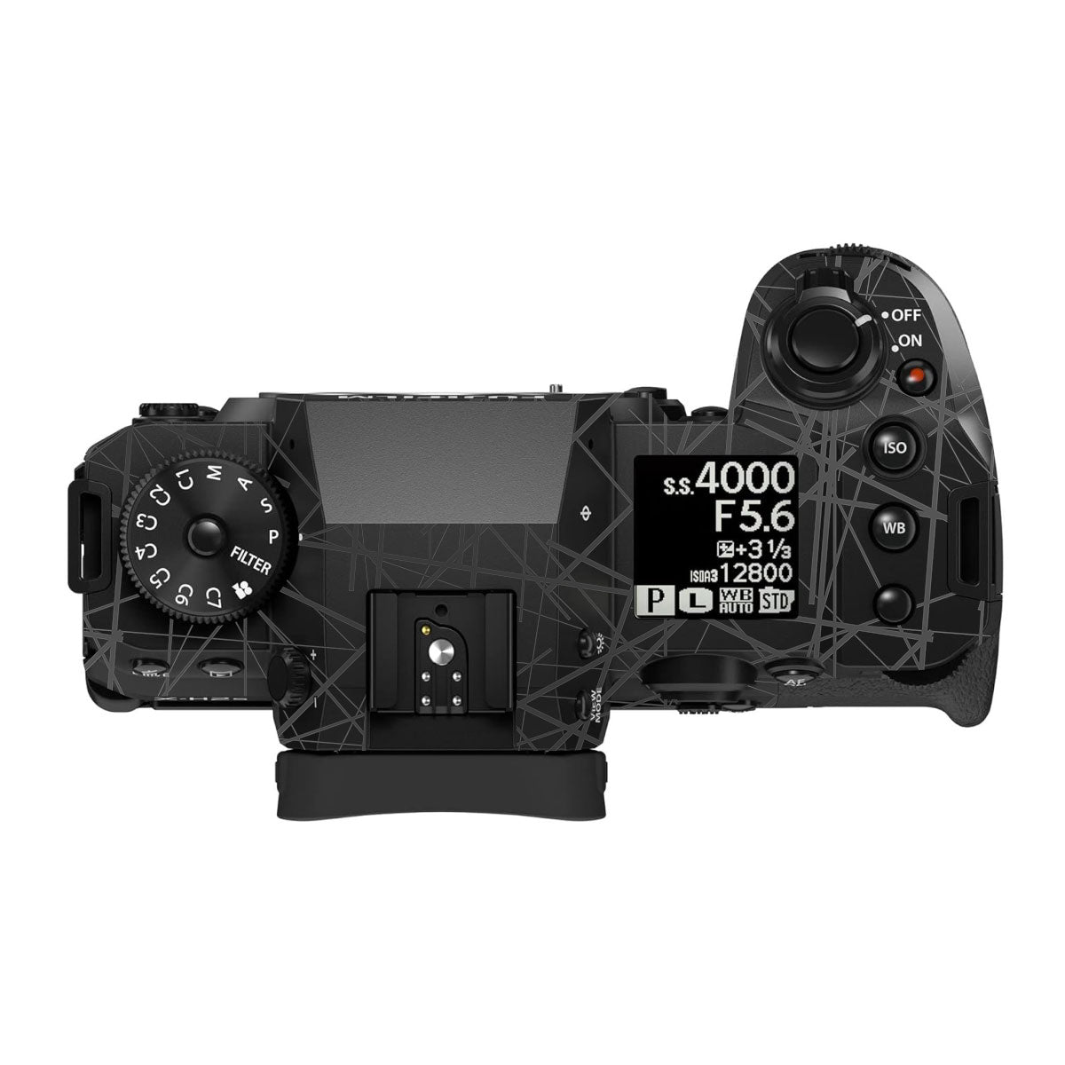 Textured Matte Graphite Fujifilm X-H2S Camera Skin