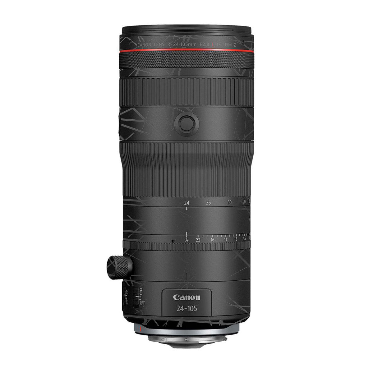 Textured Matte Graphite Canon RF 24-105mm F/2.8 L IS USM Z Camera Lens Skin