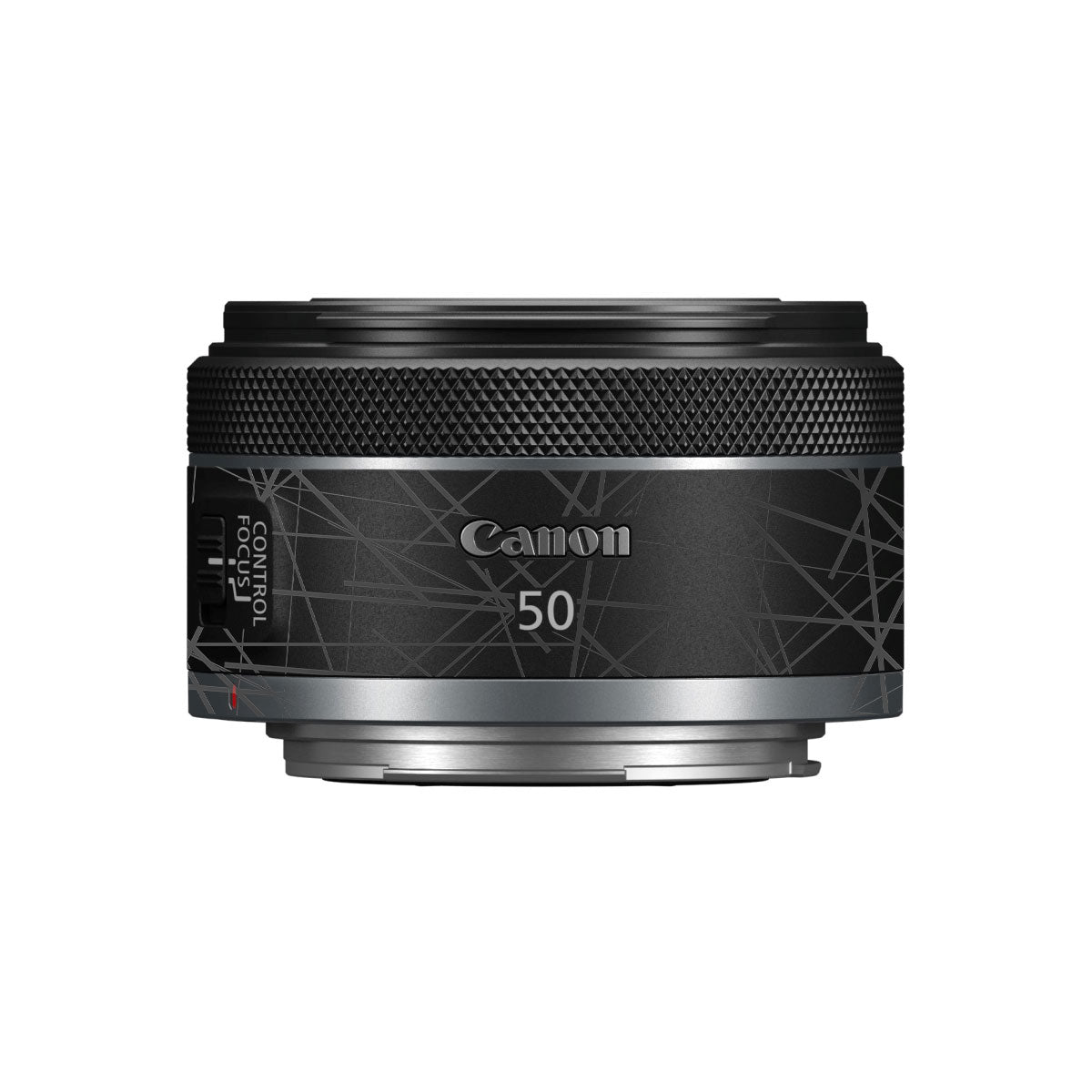 Textured Matte Graphite Canon RF 50mm F/1.8 STM Camera Lens Skin