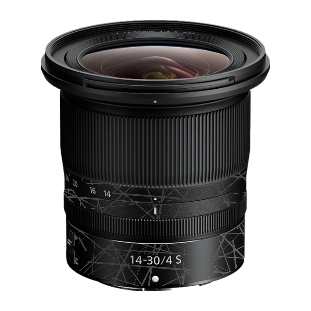 Textured Matte Graphite Nikon Nikkor Z 14-30mm F/4 S Camera Lens Skin