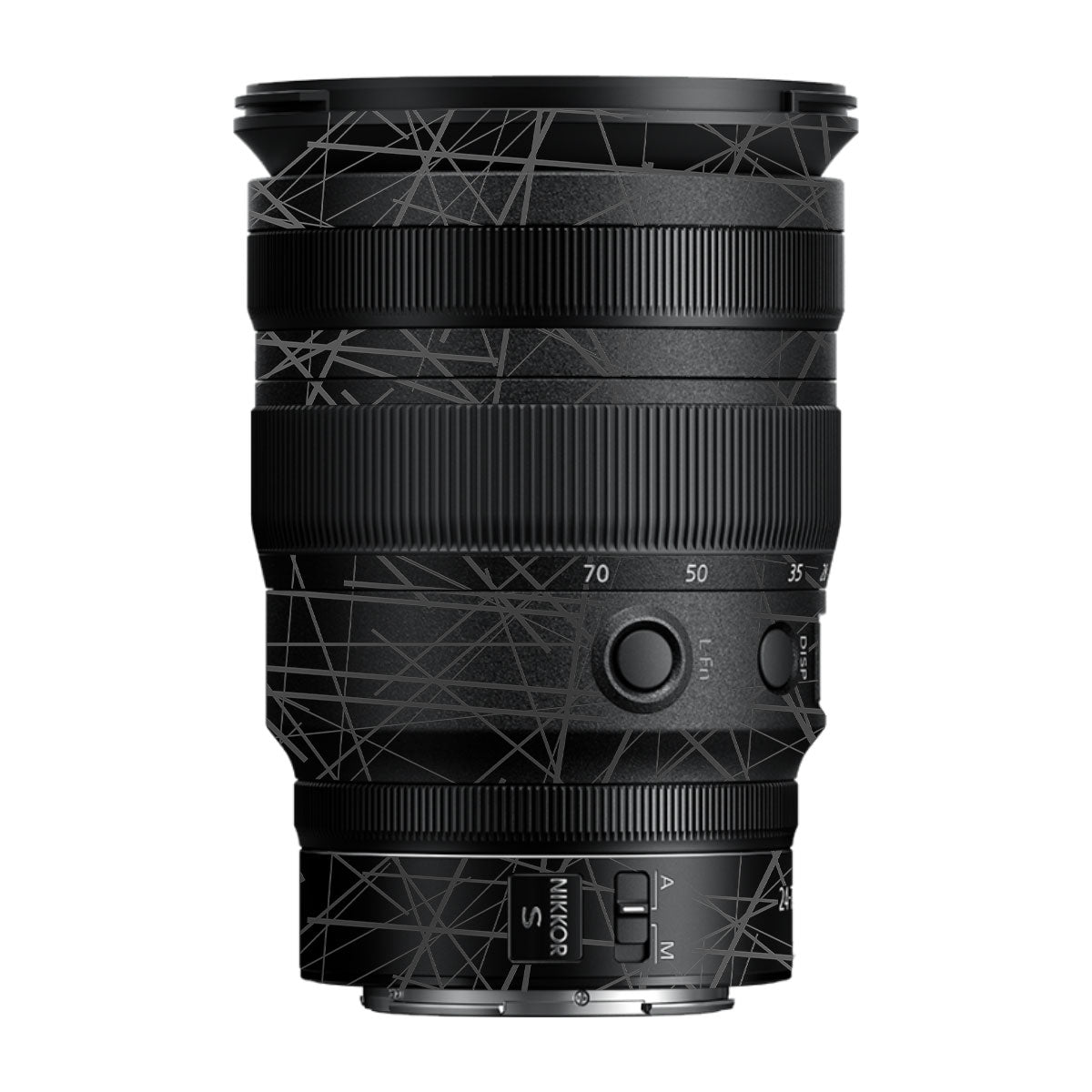 Textured Matte Graphite Nikon Nikkor Z 24-70MM F/2.8 S Camera Lens Skin