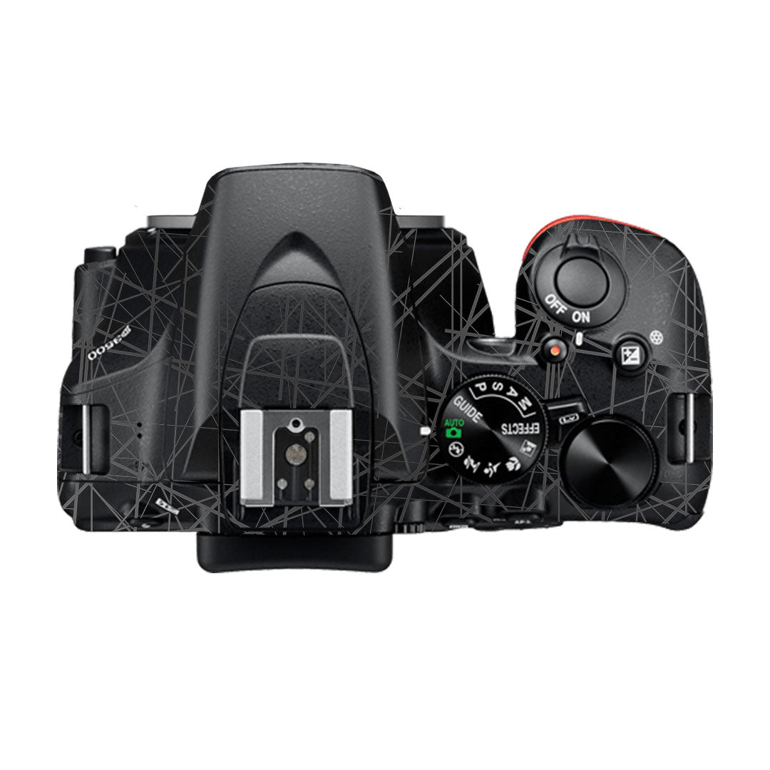 Textured Matte Graphite Nikon D3500 Camera Skin