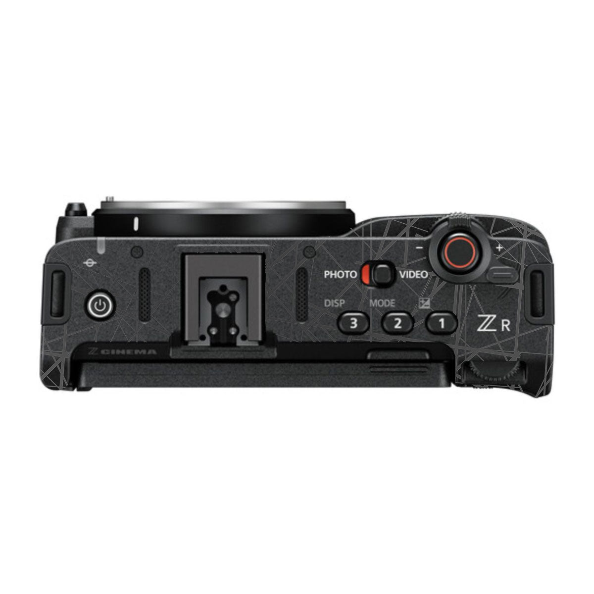 Textured Matte Graphite Nikon ZR Camera Skin