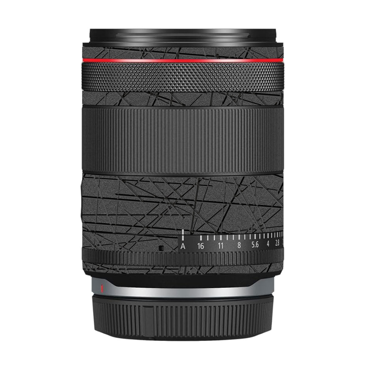 Textured Metallic Steel Grain Canon RF 35mm F/1.4 VCM Camera Lens Skin