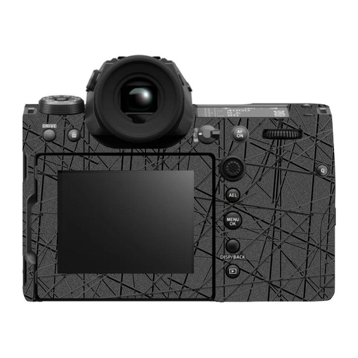 Textured Metallic Steel Grain FujiFilm GFX 100S II Camera Skin