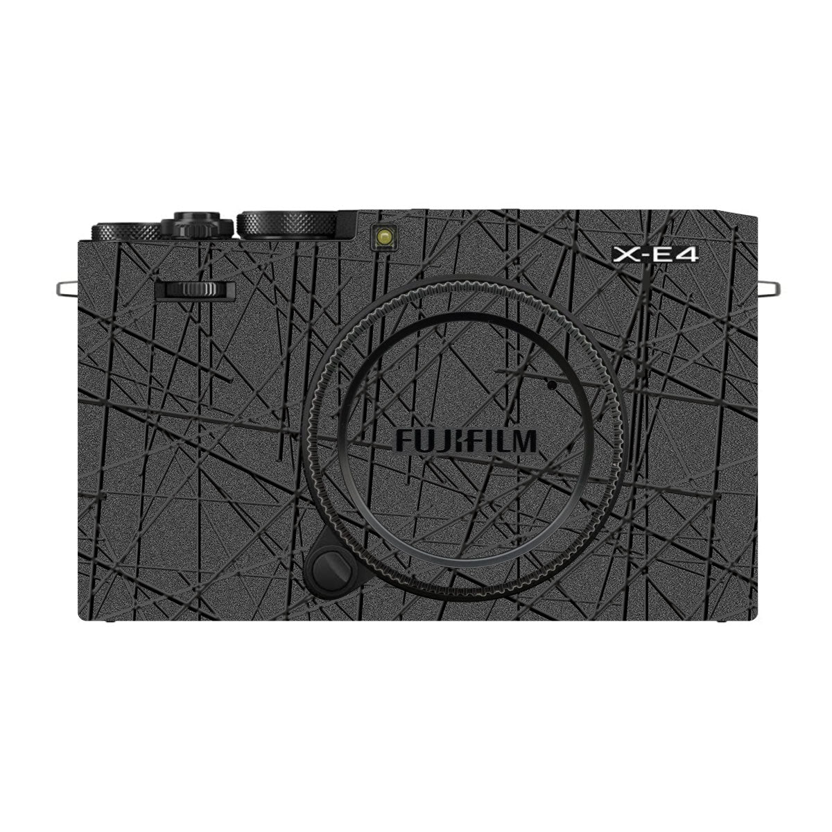 Textured Metallic Steel Grain FujiFilm X-E4 Camera Skin