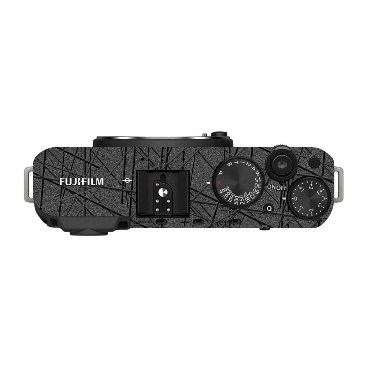 Textured Metallic Steel Grain FujiFilm X-E4 Camera Skin