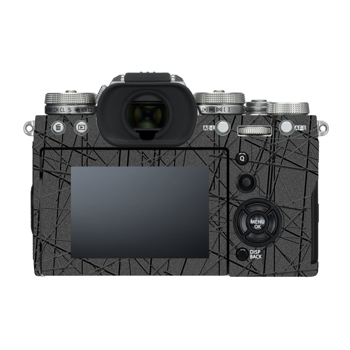 Textured Metallic Steel Grain FujiFilm X-T3 Camera Skin