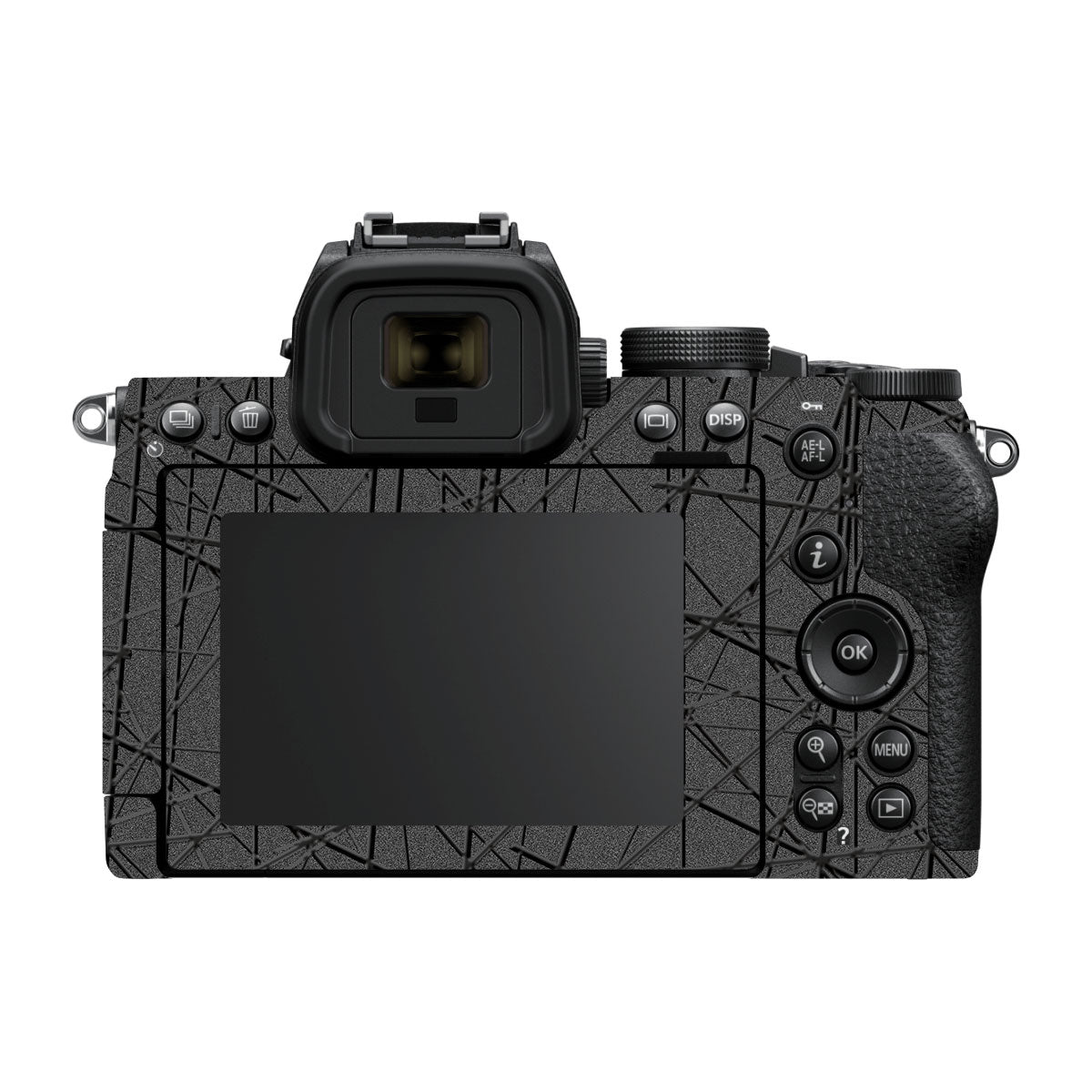 Textured Metallic Steel Grain Nikon Z50 II Camera Skin
