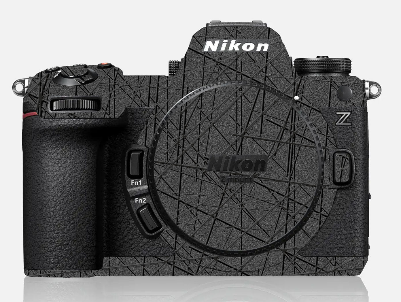 Textured Metallic Steel Grain Nikon Z6 III Camera Skin