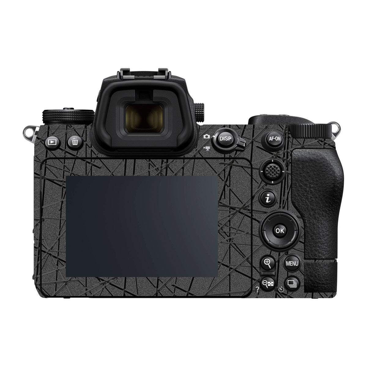 Textured Metallic Steel Grain Nikon Z6 Camera Skin