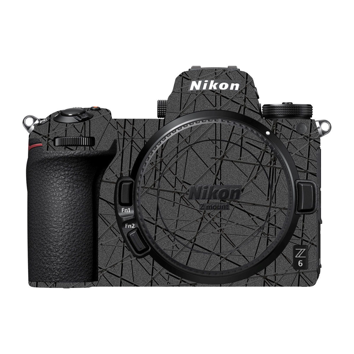 Textured Metallic Steel Grain Nikon Z6 Camera Skin