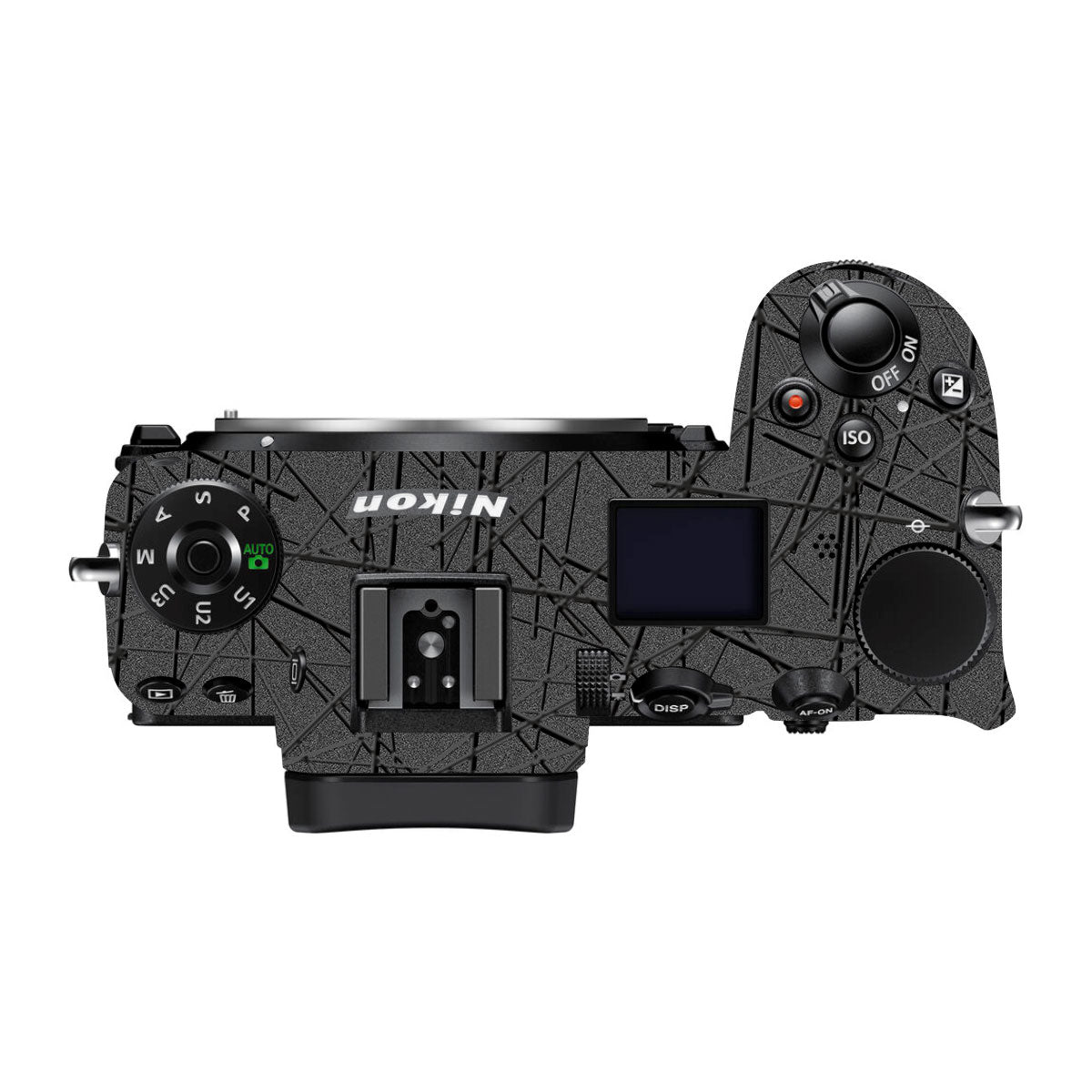 Textured Metallic Steel Grain Nikon Z6 Camera Skin