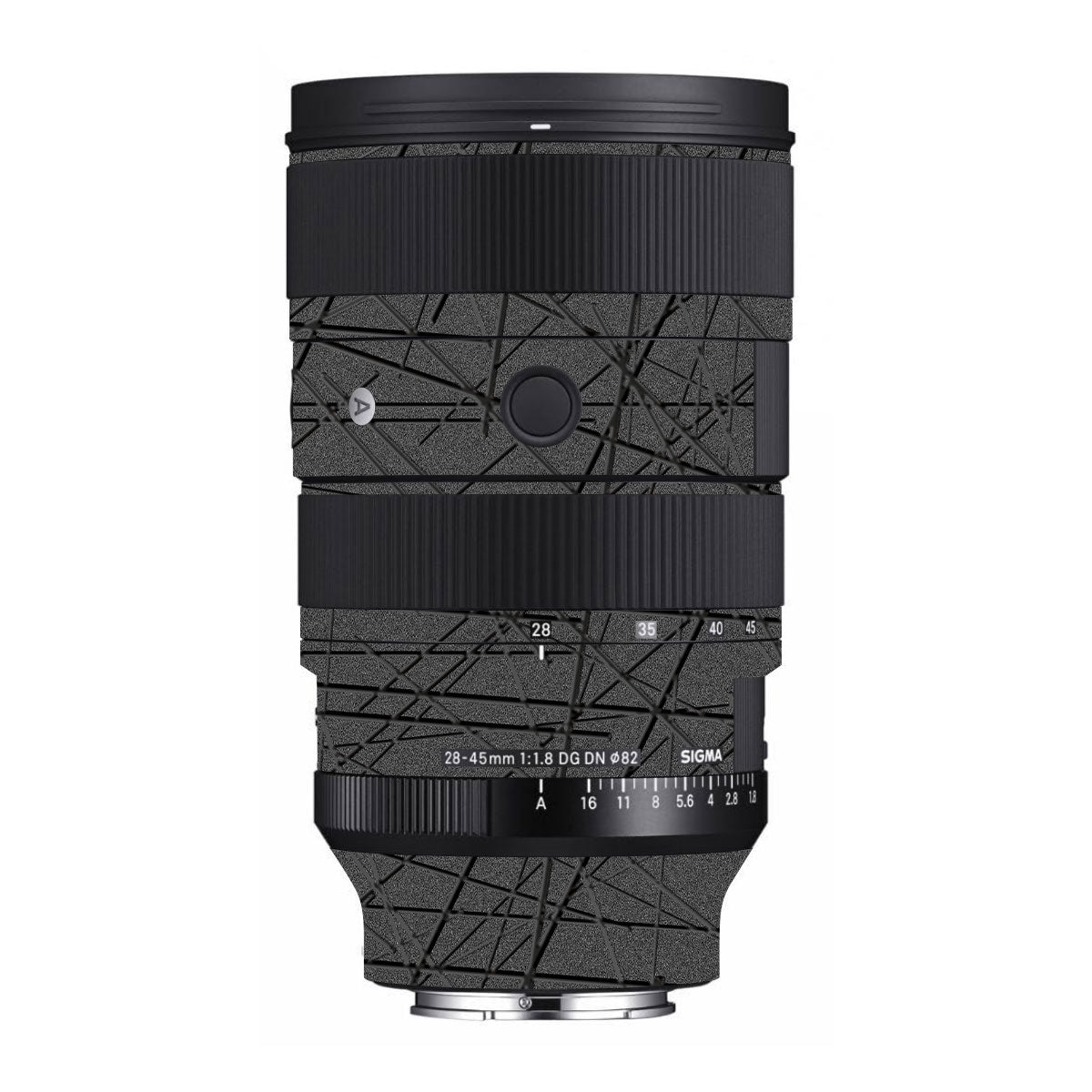 Textured Metallic Steel Grain Sigma 28-45mm F/1.8 DG DN Art Sony E Camera Lens Skin