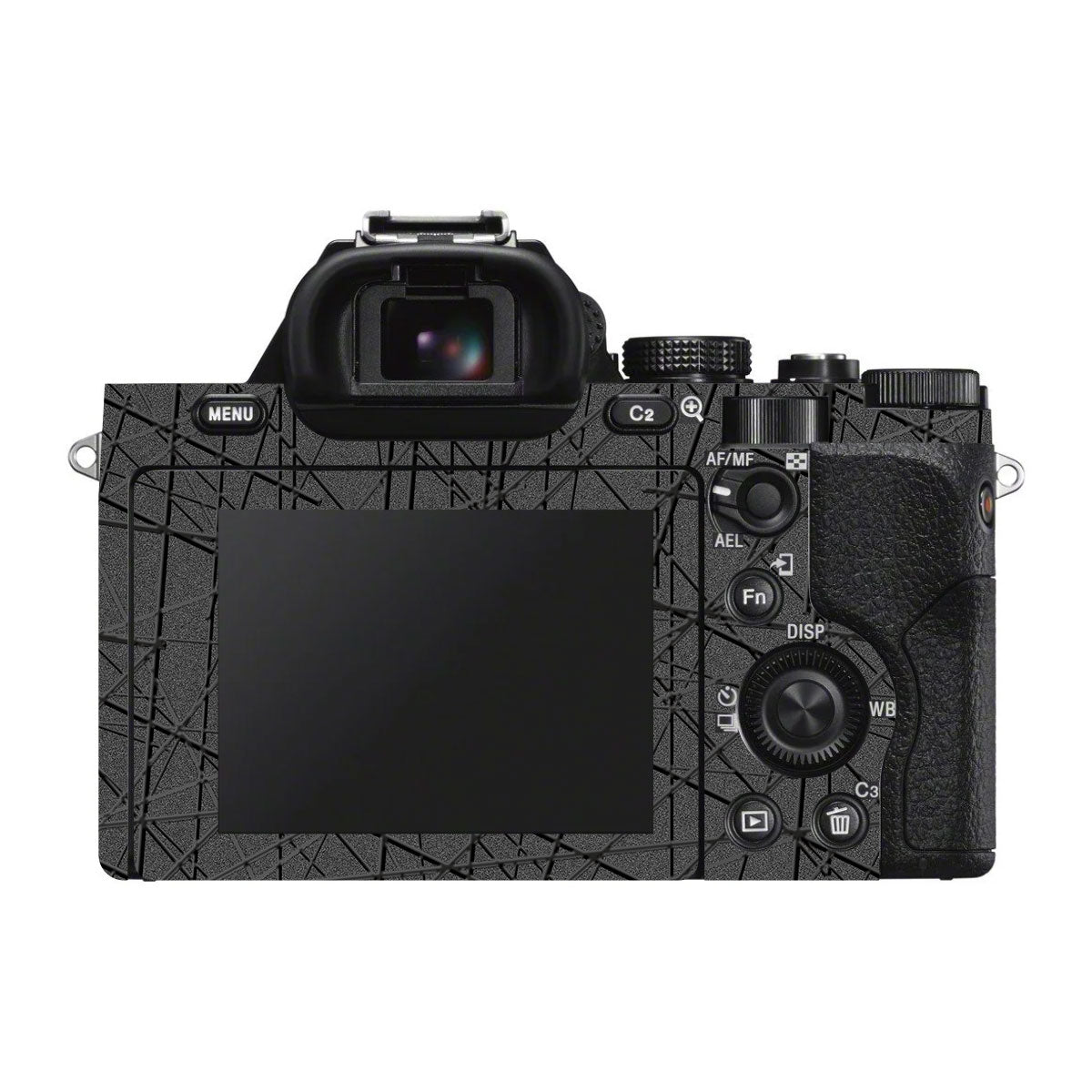 Textured Metallic Steel Grain Sony A7 S Camera Skin
