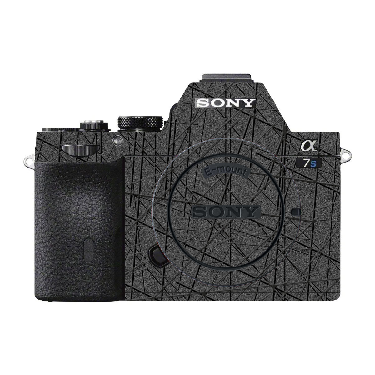 Textured Metallic Steel Grain Sony A7 S Camera Skin